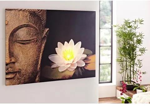 HOME AFFAIRE LED-artprint »Boeddha«