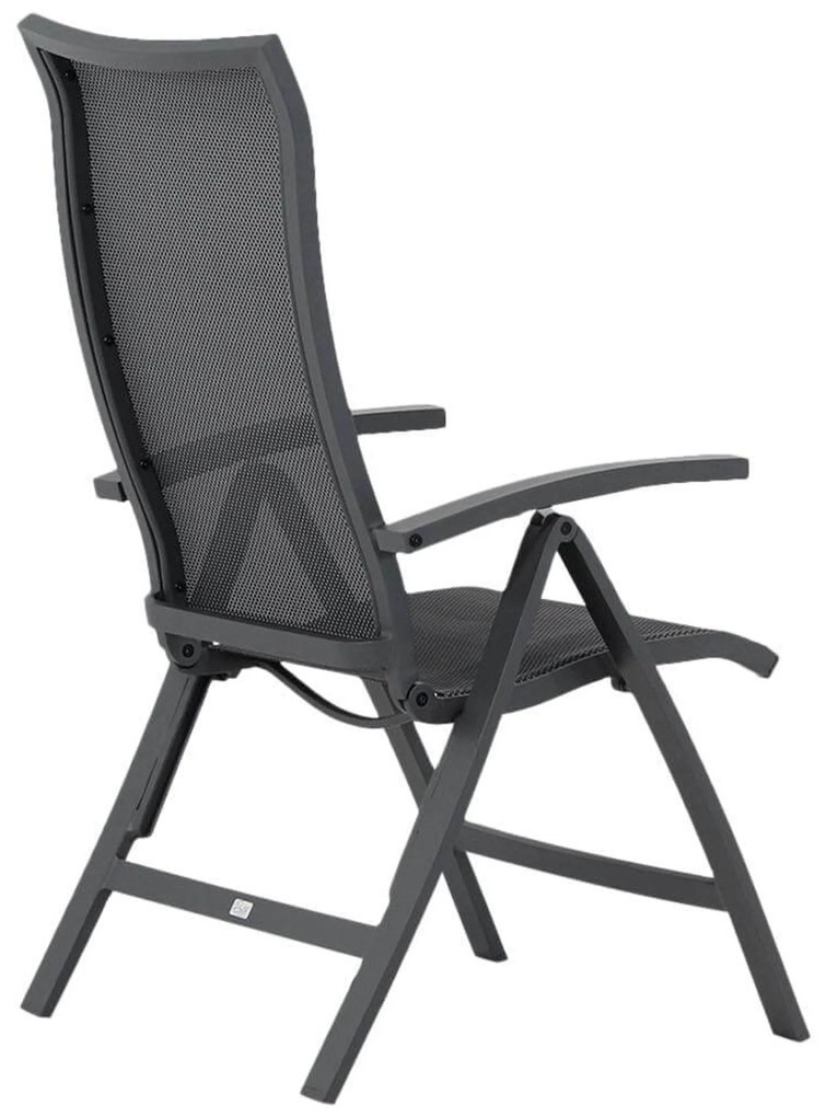 Tuinset 4 personen 180 cm Aluminium/Textileen /Aluminium/textileen Grijs Presto Lucardo/Valley