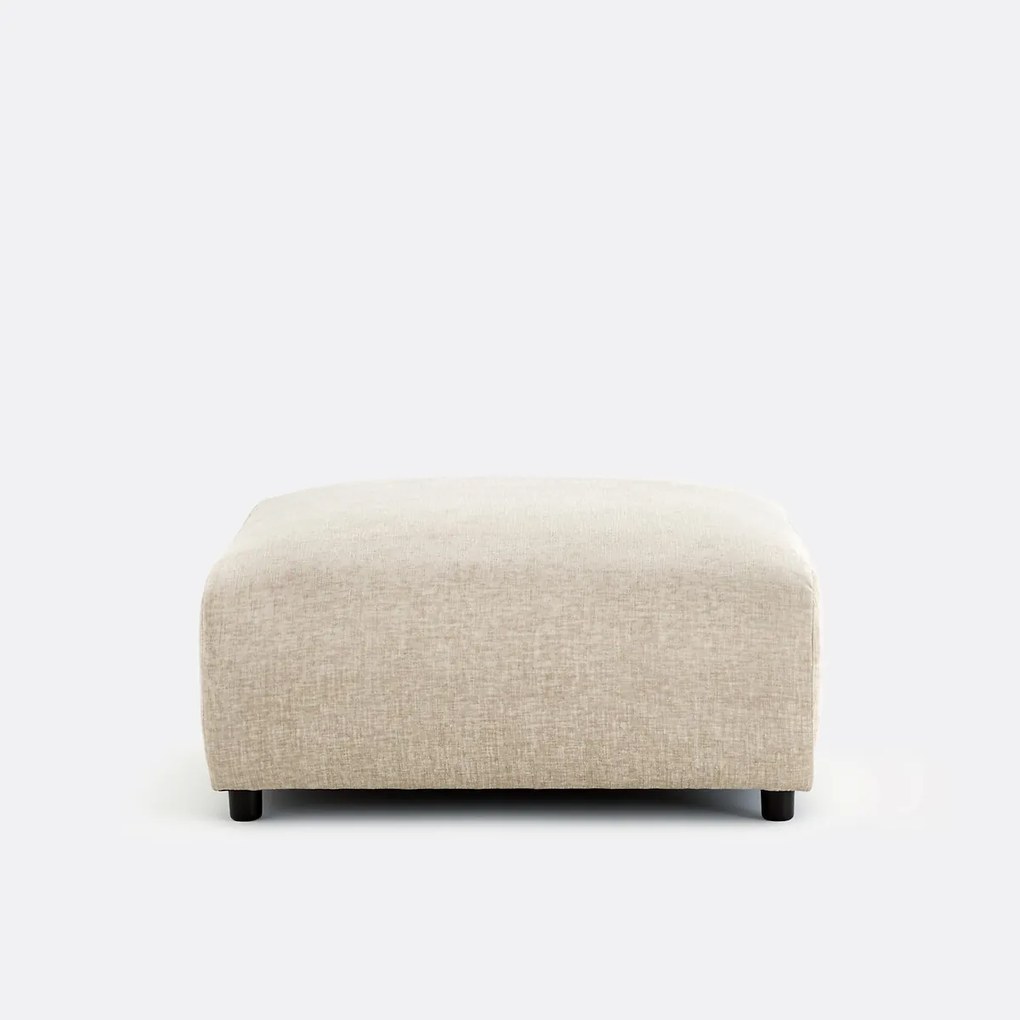 Gevlamde chenille poef, GALENE