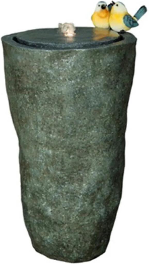 High vase with birds waterornament