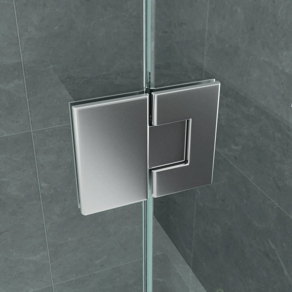 Sanigoods Bruno douchecabine met draaideur 120x90x195cm chroom