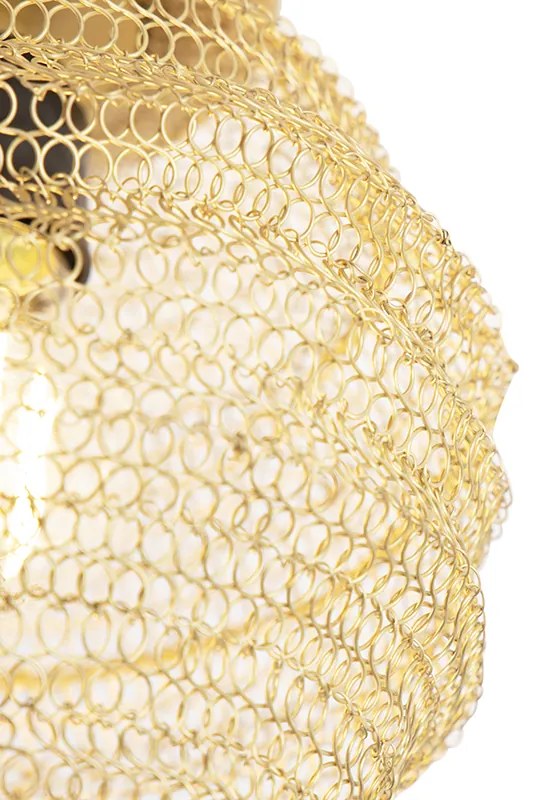 Oosterse plafondlamp goud - Nidum BeneOosters E27 rond Binnenverlichting Lamp
