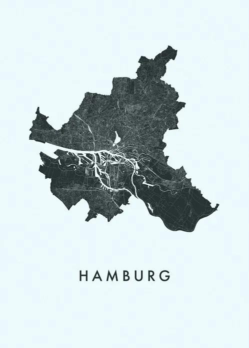 Hamburg . Blauw