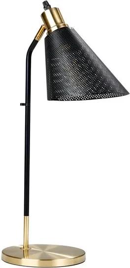 STAMFORD Bureaulamp zwart H 55 x B 30 x D 18 cm