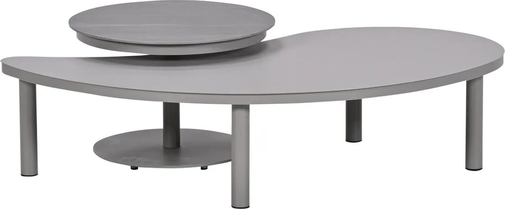 Garden Impressions Zante loungetafels set van 2 - taupe - cantostone Napoli sand