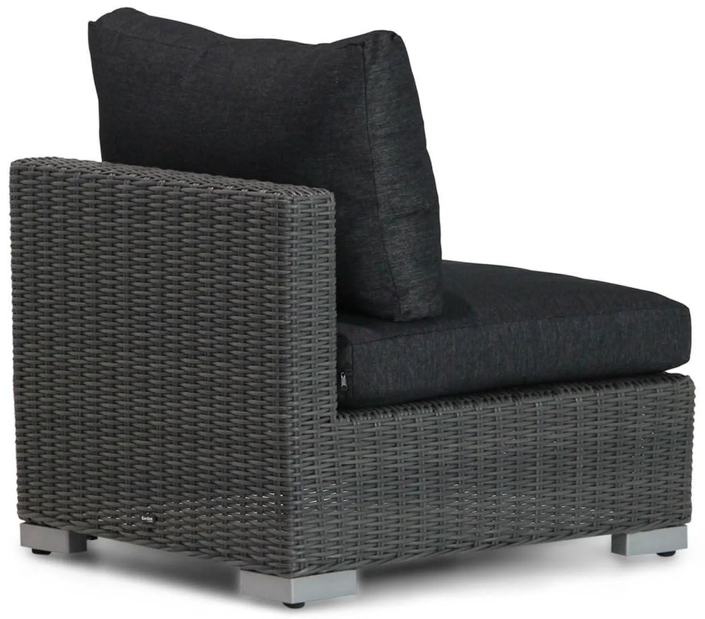 Hoek loungeset 5 personen Wicker Grijs  Garden Collections Cuba