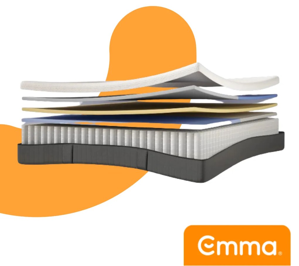 Emma Hybrid II Adjustable Matras 180x210 cm