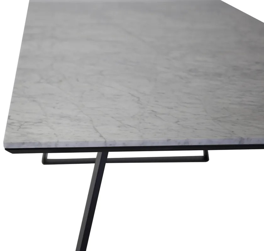 Jörn Eettafel - Sören - 140x90 cm - Zwart - Marmer - Jörn
