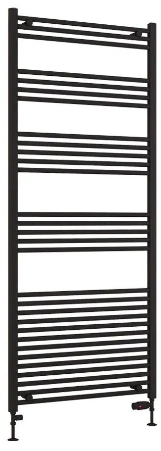 Eastbrook Wendover handdoekradiator 75x180cm 1193W zwart mat