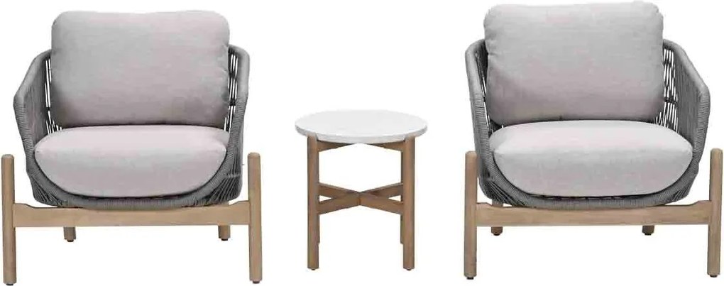 Garden Impressions Aberdeen loungeset 3-delig - grey sand