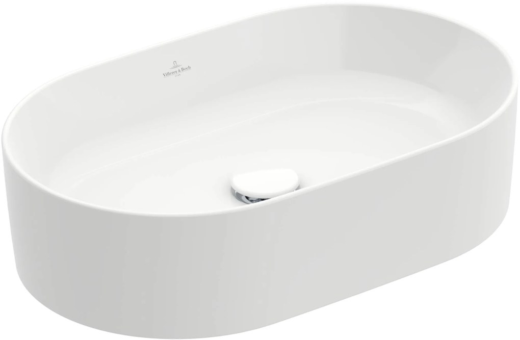 Villeroy & Boch Collaro Opzetwastafel 56x36x14,5 cm Wit Alpin