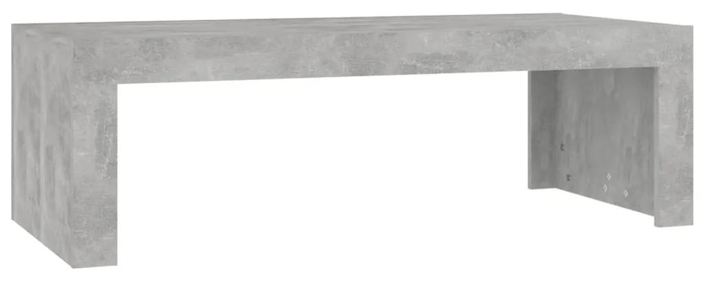 vidaXL Salontafel 110x50x35 cm spaanplaat betongrijs