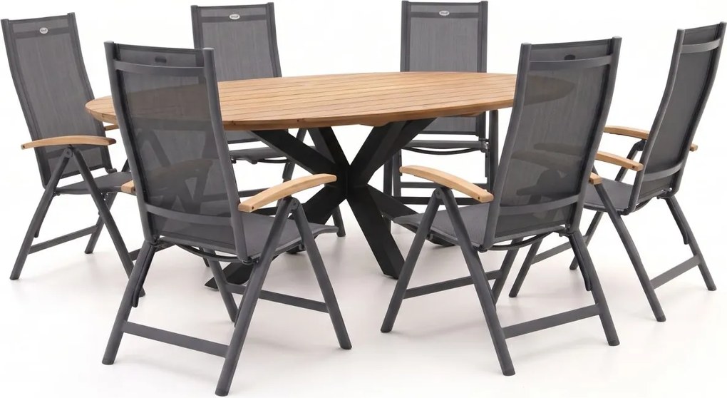 Diningset Hartman  | 6 personen | Tuinset teakhout | 7-delig | Kees Smit Tuinmeubelen