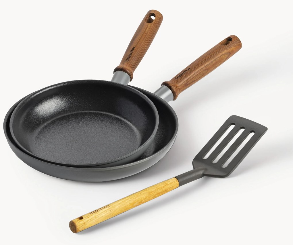 Koekenpannen Mayflower Pro met pollepel, 3-delig