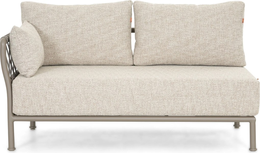 Hoek loungeset 5 personen Rope Taupe  Santika Furniture Santika