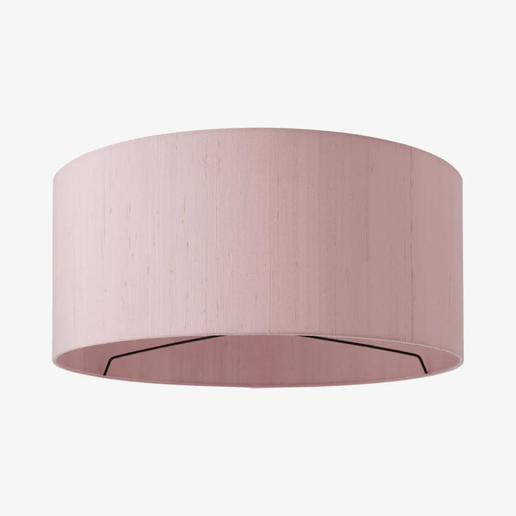 Idris Silk Lamp Shade 45 D x 20 H, Pink