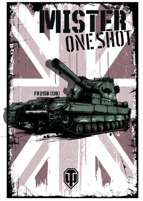 Ilustratie World of Tanks - Mister One Shot, WOT