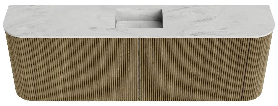 Mondiaz Joya DLux 125cm toiletmeubel ronding links/rechts dusk met wastafel faye midden 1 kraangat opalo
