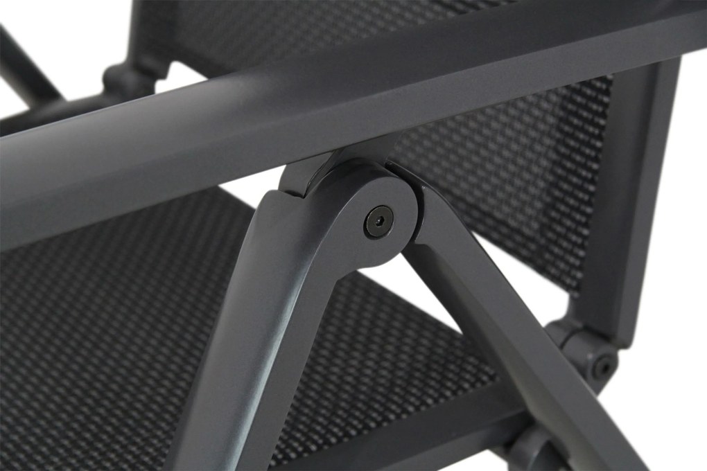 Tuinset 6 personen 240 cm Aluminium/Textileen Grijs Hartman Royal