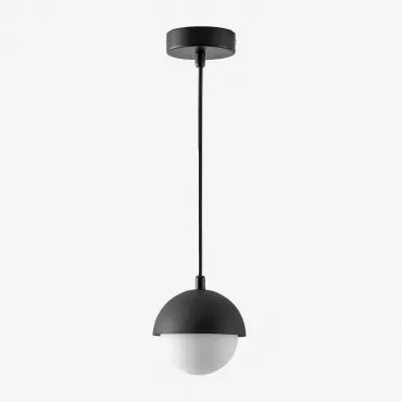 Birgit Ijzeren Badkamer Plafondlamp Zwart - Sklum