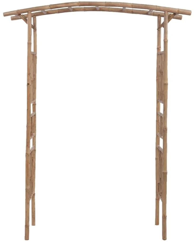 vidaXL Rozenboog bamboe 145x40x187 cm