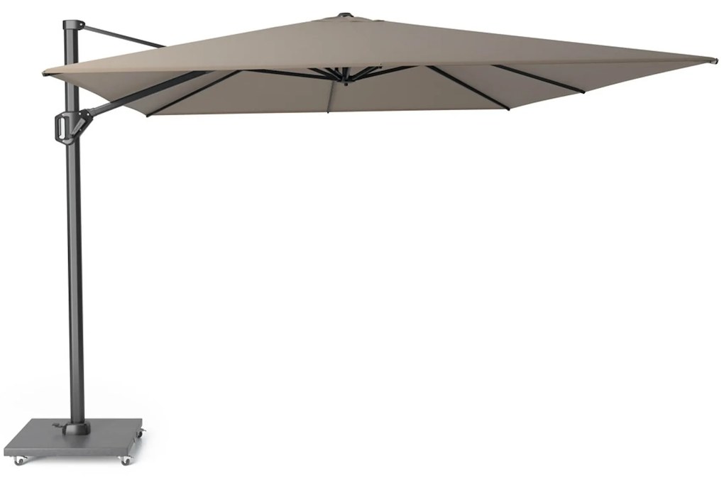 Challenger T1 premium zweefparasol 400x300 cm havanna
