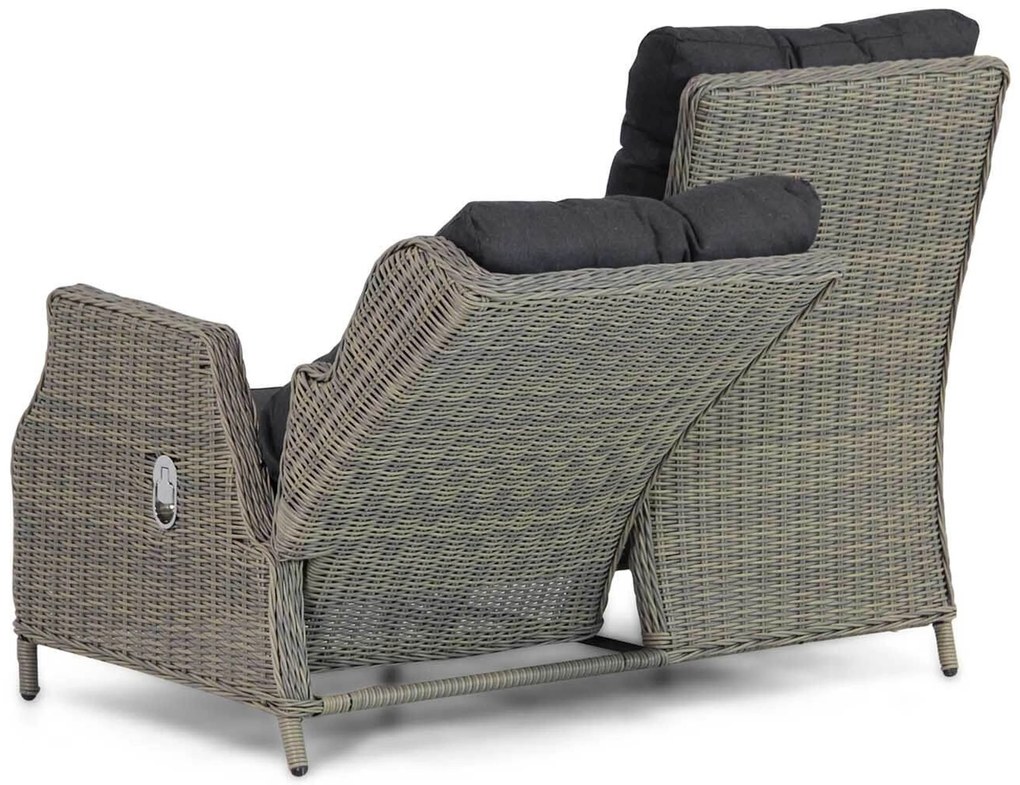 Hoek loungeset 5 personen Wicker Taupe Garden Collections Chicago