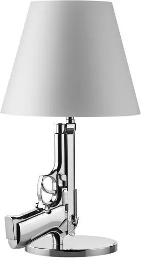 Flos Bedside Gun tafellamp chroom