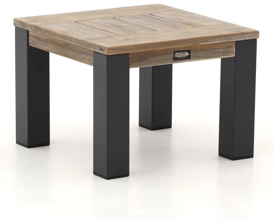 + 15% kassakorting | Bijzettafel tuin ROUGH | Vierkant  | Tuintafel Teakhout | 55x55cm | Kees Smit Tuinmeubelen