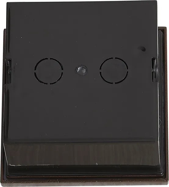 Moderne wandlamp roestbruin vierkant incl. LED IP54 - Gem