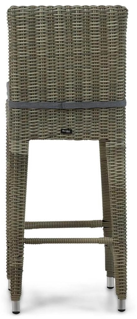 Garden Collections York Barchair Natural Wicker Taupe