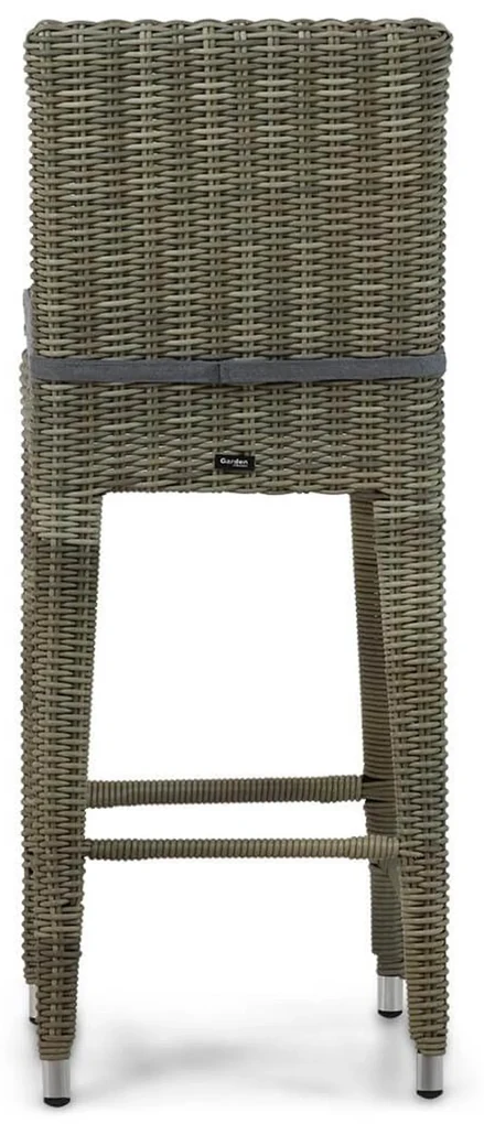 Garden Collections York Barchair Natural Wicker Taupe