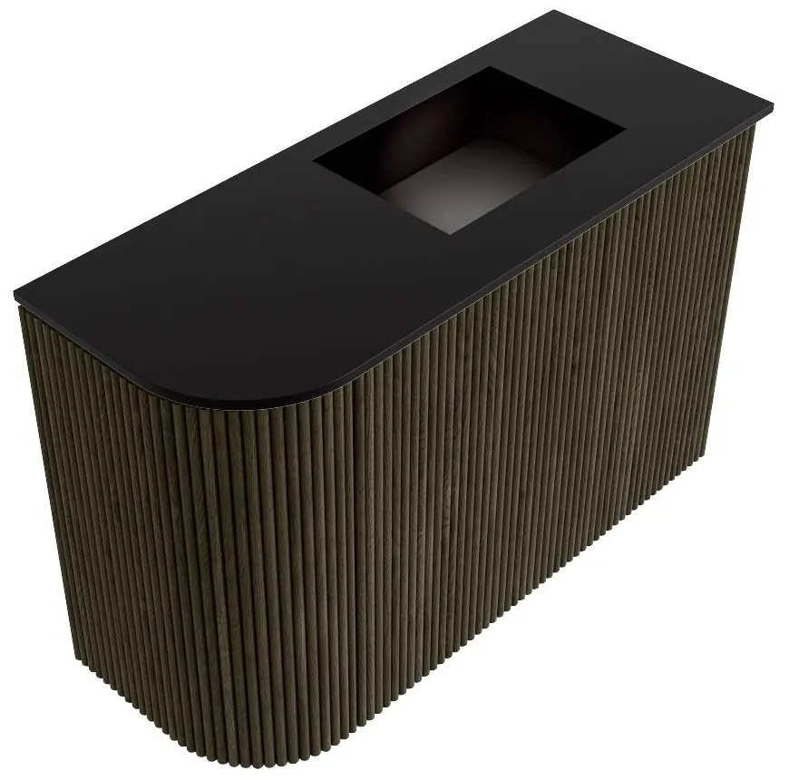 Mondiaz Joya 60cm toiletmeubel ronding links shadow met wastafel faye rechts 1 kraangat urban