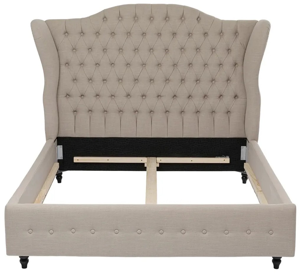 Kare Design City Spirit Barok Bedframe Stof Met Knopen 160 Cm