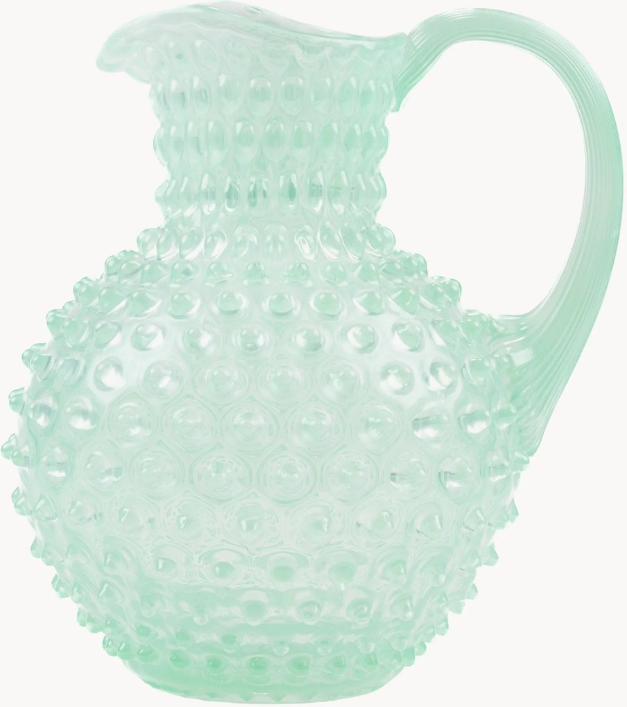 Mondgeblazen karaf Hobnail