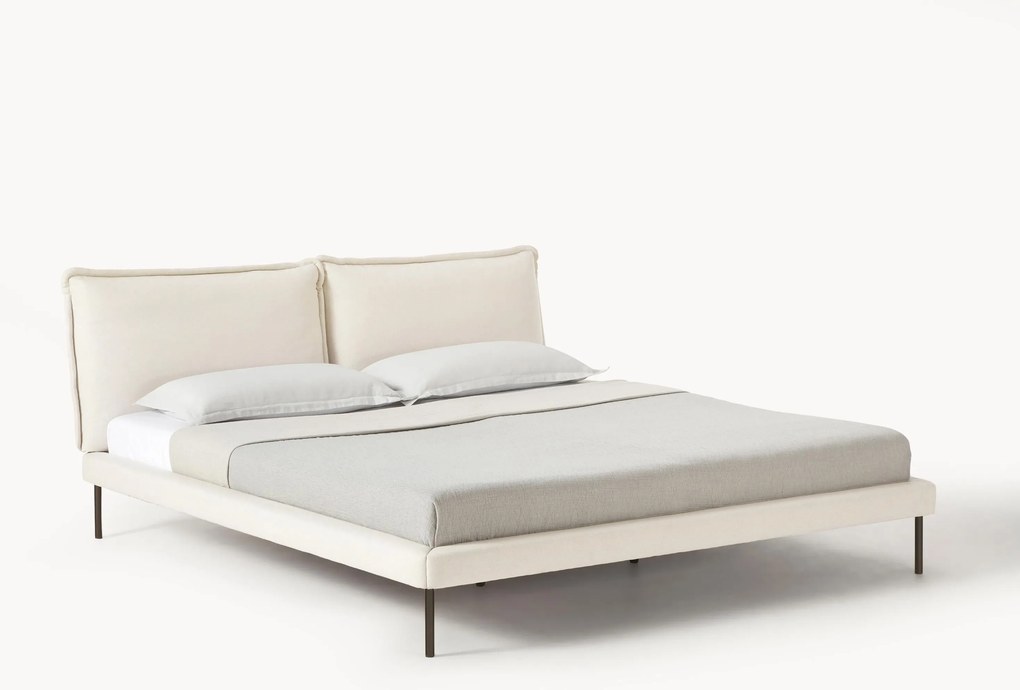 Gestoffeerd bed Amelia