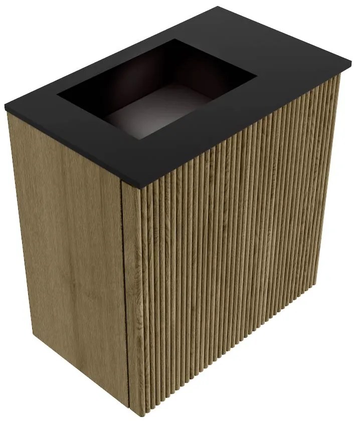 Mondiaz Joya 40cm toiletmeubel dusk met wastafel faye links 1 kraangat urban
