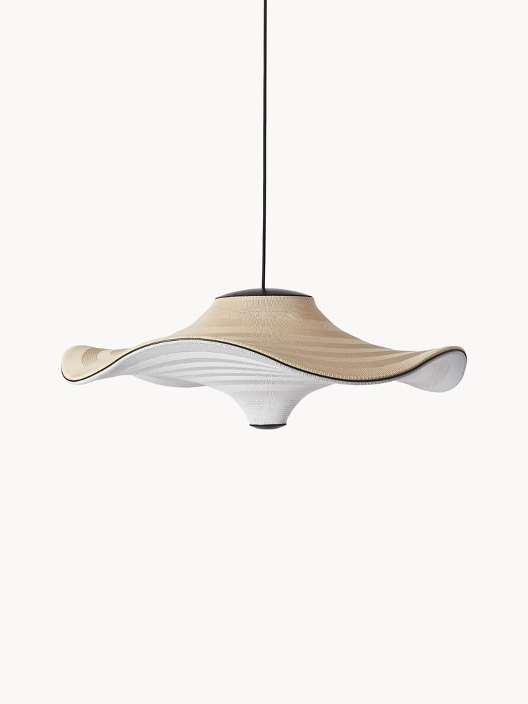 LED-hanglamp Flying van natuurlijke vezels