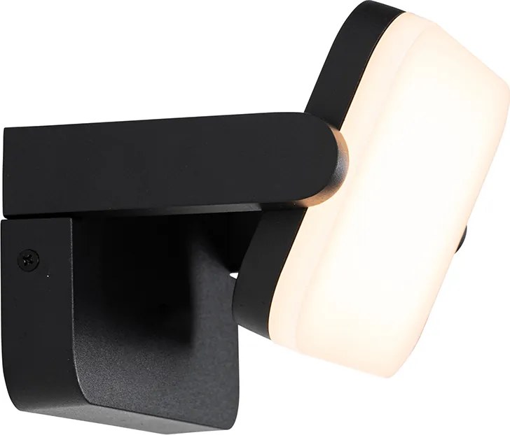 Buiten wandlamp zwart incl. LED verstelbaar - Kamile