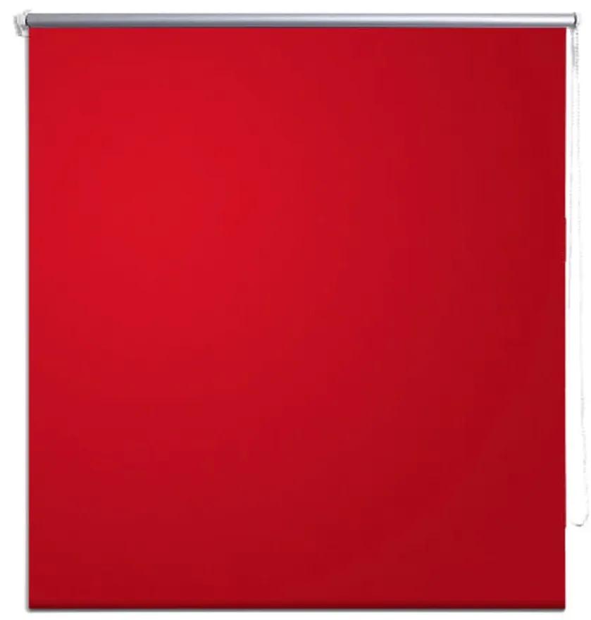 vidaXL Rolgordijn verduisterend 160 x 175 cm rood