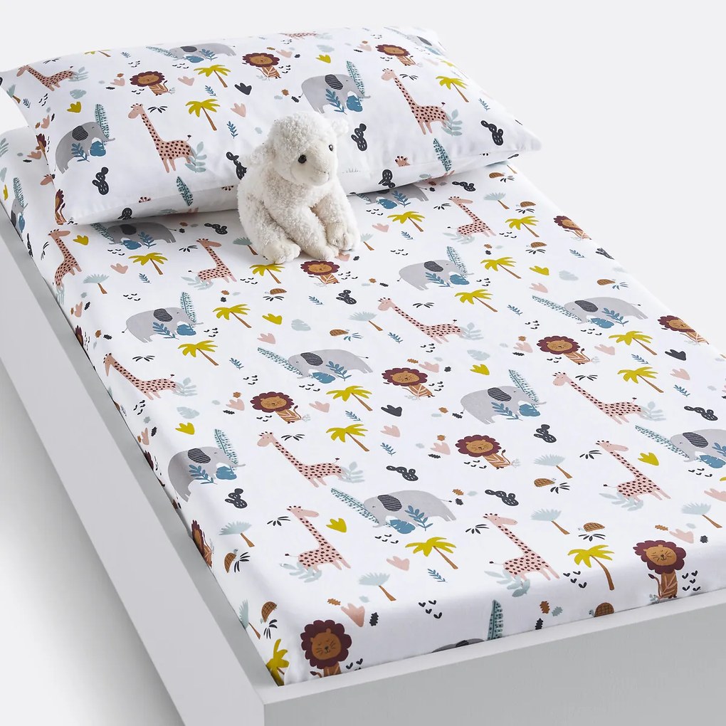 Hoeslaken in bio katoen, voor baby, omslag 17 cm, Henri