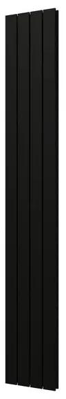 Plieger Cavallino Retto designradiator verticaal dubbel middenaansluiting 2000x298mm 905W mat zwart 7250317