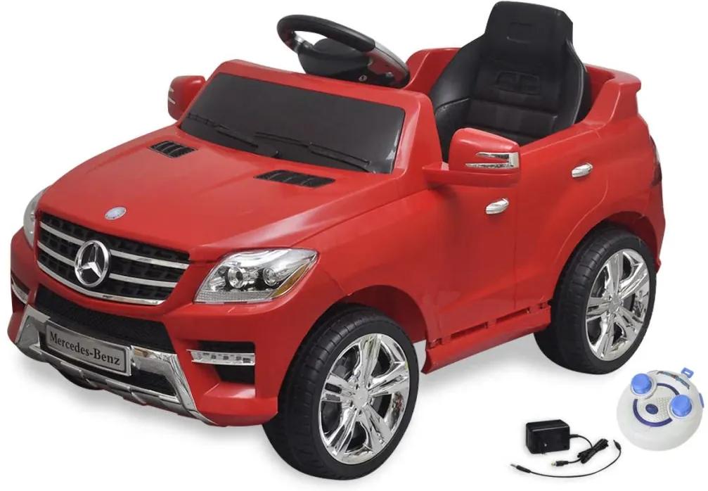 Elektrische speelgoedauto Mercedes Benz ML350 rood 6 V