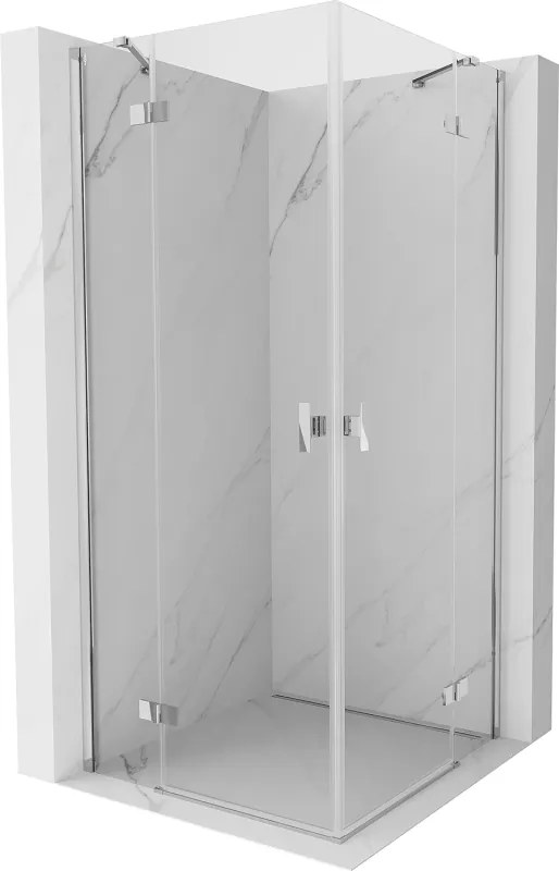 Mexen Mist-H Duo draaideur douchecabine 70 x 70 cm, transparant, chroom - 8A5-070L-070P-01-00