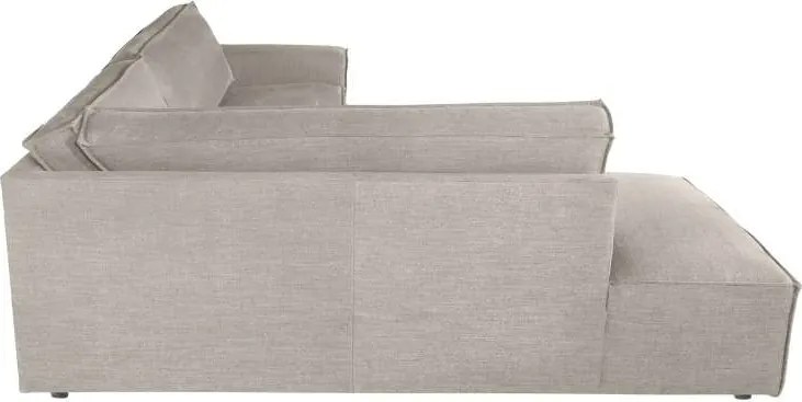 Hoekbank - Marken - links - Bjorn grof geweven beige 24