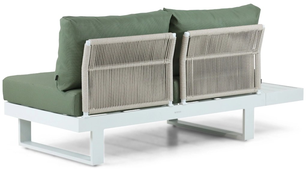 Hoek loungeset 6 personen Aluminium Wit  Lifestyle Garden Furniture Lorenzo