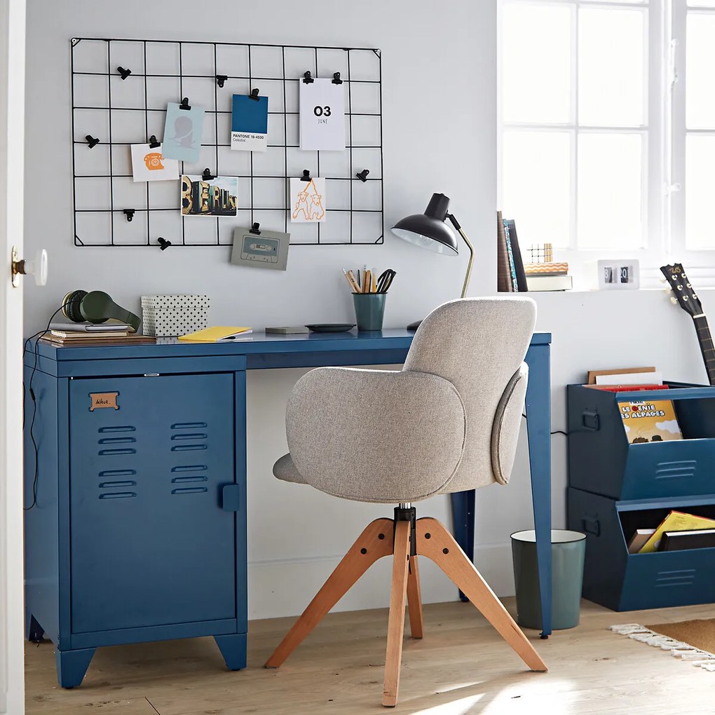 Stapelbare opbergbak in metaal, Hiba