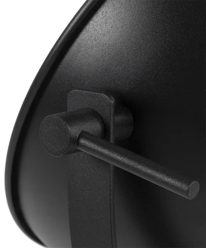 Tafellamp zwart met goud 63,3 cm tripod verstelbaar - Magnax Industriele / Industrie / Industrial E27 rond Binnenverlichting Lamp