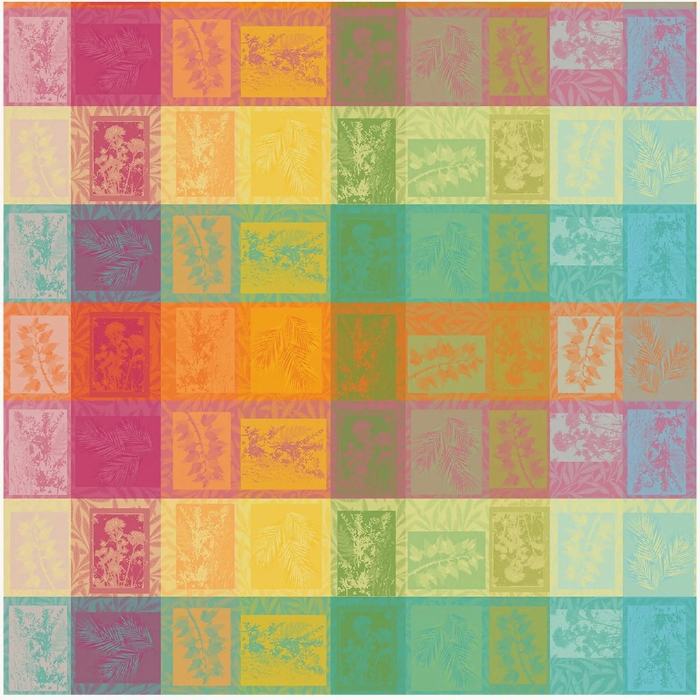 Jacquard tafelkleed Arc En Ciel met acryl coating