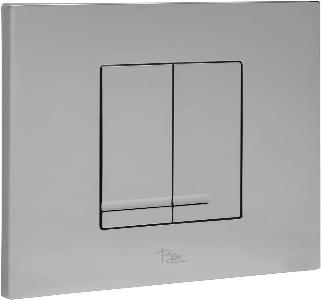 Ben Pro Flush bedieningspaneel glans chroom voor Ben BPF en BPSF